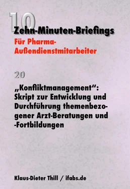 Klaus-Dieter Thill Konfliktmanagement: Skript zur Entwicklung und Durchführung themenbezogener Arzt-Beratungen und -Fortbildungen обложка книги