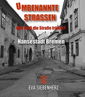 Eva Siebenherz Umbenannte Straßen in Hansestadt Bremen обложка книги