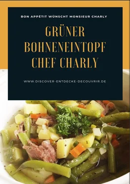 Heinz Duthel Grüner Bohneneintopf Chef Charly обложка книги