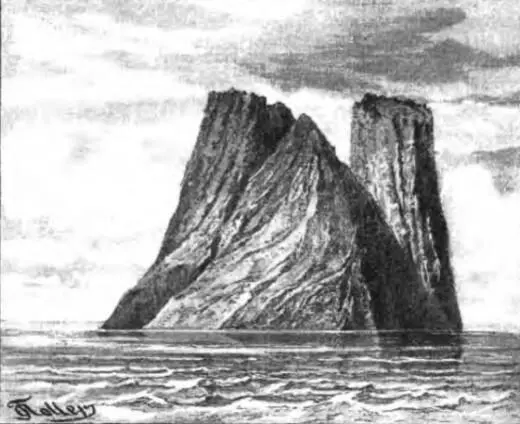 MalpeloFels Vorderansicht 25 April 1878 Der einsame Fels MalpeloInsel - фото 8