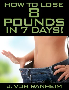 J. von Ranheim How To Lose 8 Pounds in 7 days обложка книги