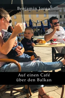 Benjamin Jorga Auf einen Café über den Balkan обложка книги