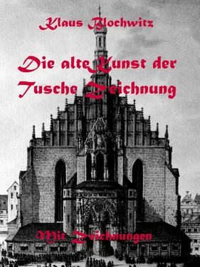 Klaus Blochwitz Die alte Kunst der Tusche Zeichnung обложка книги