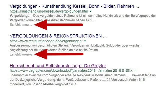 Wenn ein Suchterm nicht enthalten ist Für alltägliche Suchen wirst Du den - фото 2