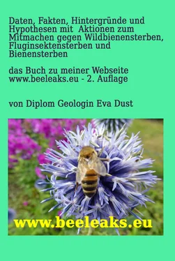 Eva Dust Daten, Fakten, Hintergründe und Hypothesen mit Aktionen zum Mitmachen gegen Wildbienensterben, Fluginsektensterben und Bienensterben обложка книги