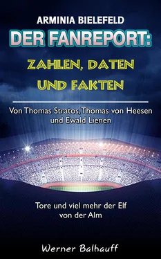 Werner Balhauff Die Mannschaft von der Alm – Zahlen, Daten und Fakten von Arminia Bielefeld обложка книги