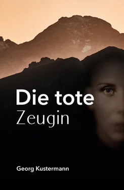 Georg Kustermann Die tote Zeugin обложка книги