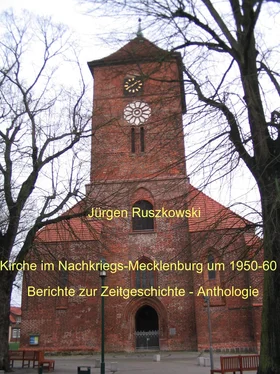 Jürgen Ruszkowski Kirche im Nachkriegs-Mecklenburg um 1950-60 обложка книги