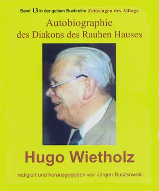 Jürgen Ruszkowski Hugo Wietholz – ein Diakon des Rauhen Hauses – Autobiographie обложка книги