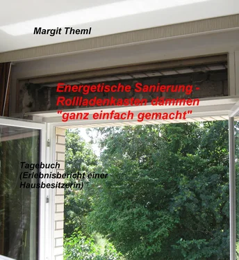 Margit Theml Energetische Sanierung - Rollladenkasten dämmen ganz einfach gemacht обложка книги