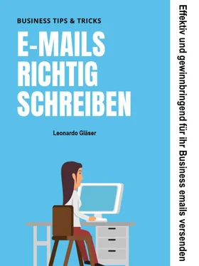 Leonardo Gläser E-Mails richtig schreiben обложка книги