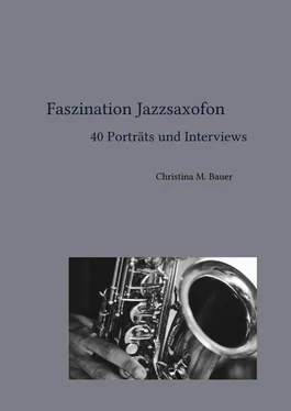 Christina Maria Bauer Faszination Jazzsaxofon - 40 Porträts und Interviews обложка книги