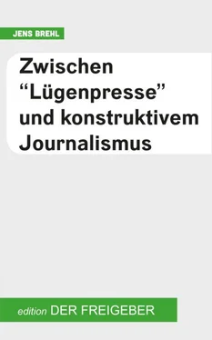 Jens Brehl Zwischen Lügenpresse und konstruktivem Journalismus обложка книги
