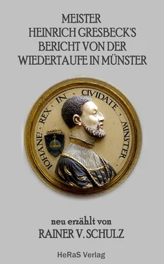 Rainer V. Schulz Meister Heinrich Gresbeck's Bericht von der Wiedertaufe in Münster обложка книги
