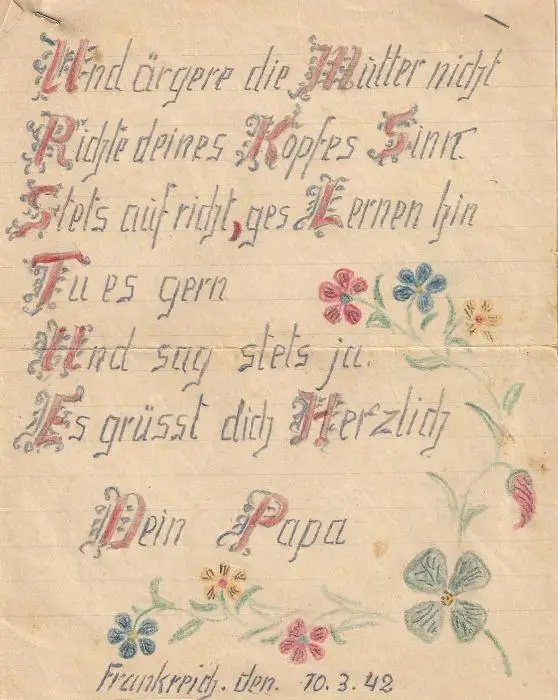 Einige Tage nach Papas Heimkommen hatten wi - фото 8