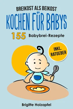 Brigitte Holzapfel Breikost als Beikost - Kochen für Babys: 155 Babybrei Rezepte für eine gesunde Baby Nahrung обложка книги