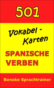 Beneke Sprachtrainer Vokabel-Trainer Spanische Verben обложка книги