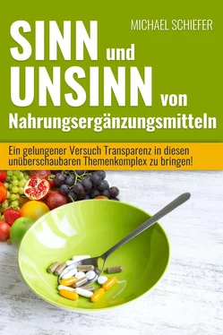 Michael Schiefer Sinn und Unsinn von Nahrungsergänzungsmitteln обложка книги