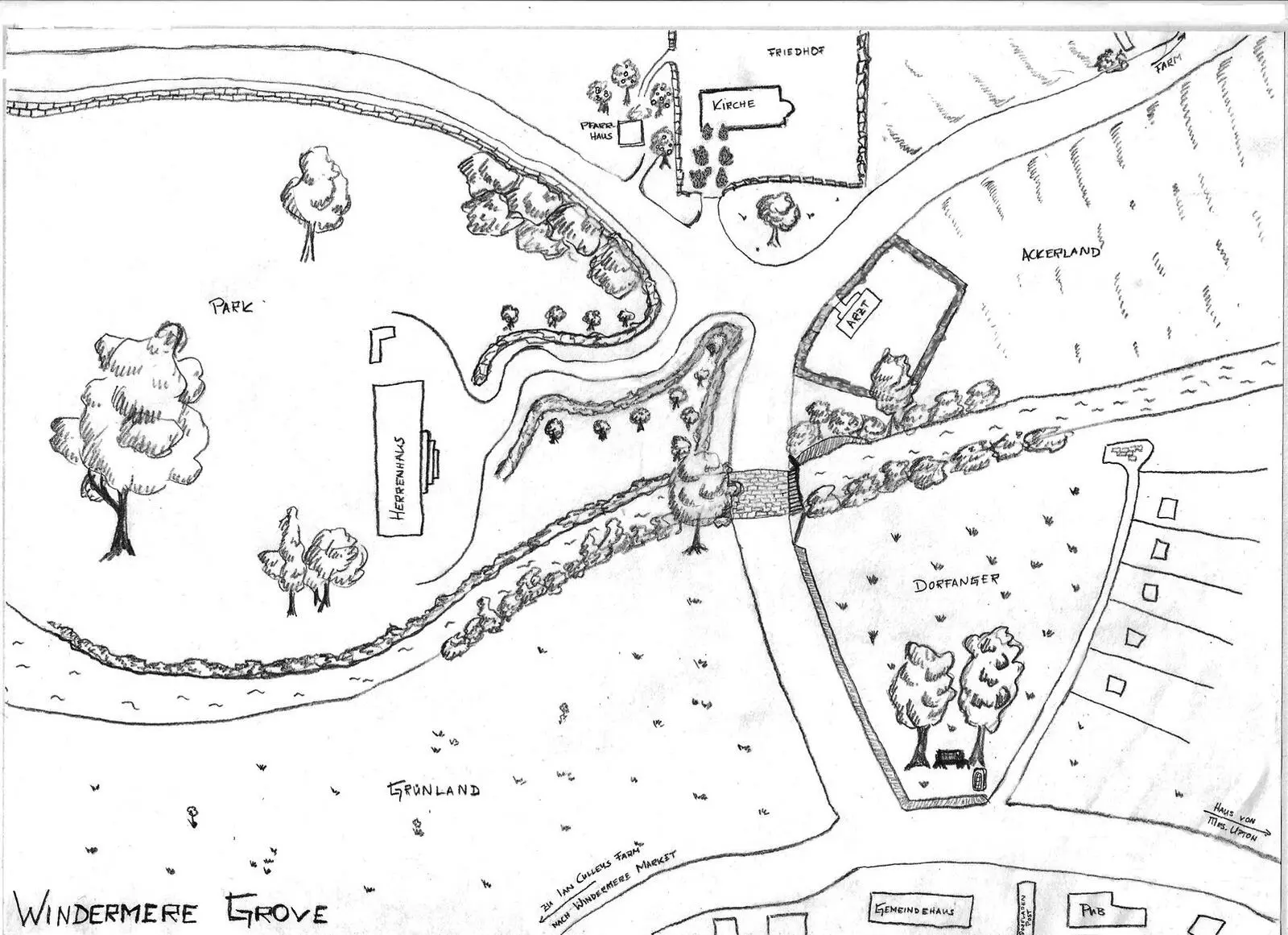 Skizze von Windermere Grove Kapitel 1 Wie groß ein kleines Haus klingen kann - фото 1
