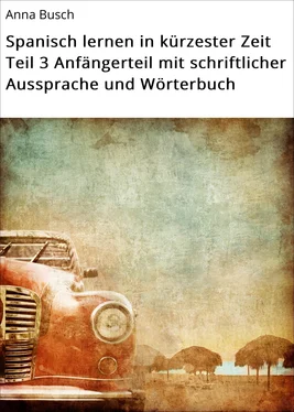 Anna Busch Spanisch lernen in kürzester Zeit Teil 3 Anfängerteil mit schriftlicher Aussprache und Wörterbuch обложка книги