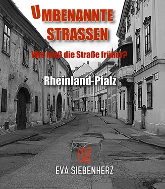 Eva Siebenherz Umbenannte Straßen in Rheinland-Pfalz обложка книги