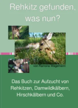 ramona wegemann Rehkitz gefunden, was nun? Buch zur Aufzucht von Rehkitz, Damwildkalb, Hirschkalb & Co. обложка книги