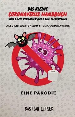 Bastian Litsek Das kleine Coronavirus Handbuch - Von A wie Klopapier bis Z wie Fledermaus обложка книги