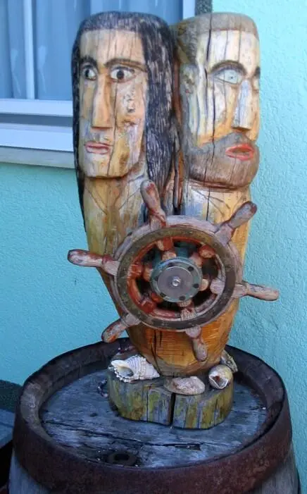 maritime HolzschnitzKunst aus Wustrow Foto von Jürgen Ruszkowski Unbändigen - фото 22