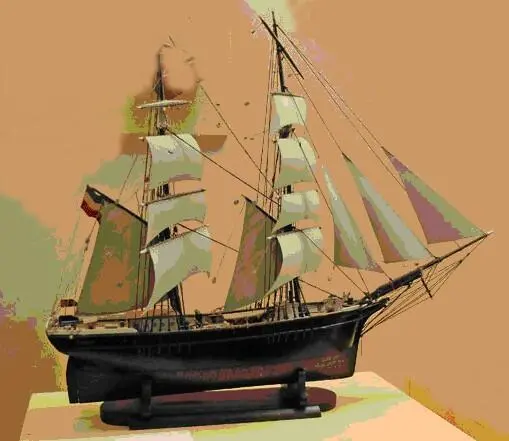 Der Enkel des Warnemünder Kapitäns und Modellbauers Heinrich Stuhr Hans - фото 21