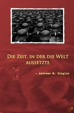 Andreas M. Riegler Die Zeit, in der die Welt aussetzte обложка книги