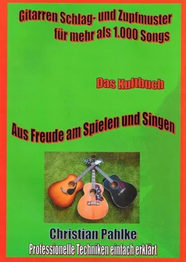 Неизвестный Автор Gitarren Schlag- und Zupfmuster für mehr als 1.000 Songs обложка книги