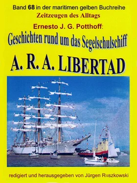 Ernesto J. G. Potthoff Geschichten rund um das Segelschulschiff A. R. A. LIBERTAD обложка книги