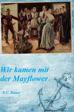S.C. Bauer Wir kamen mit der Mayflower обложка книги