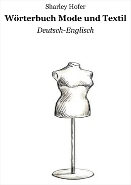Sharley Hofer Wörterbuch Mode und Textil обложка книги
