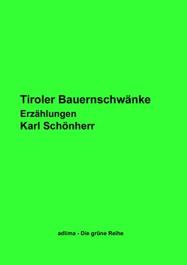Karl Schönherr Tiroler Bauernschwänke обложка книги