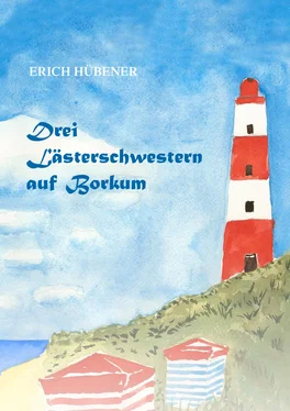 Erich Hübener Drei Lästerschwestern auf Borkum обложка книги