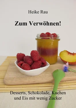 Heike Rau Zum Verwöhnen! Desserts, Schokolade, Kuchen und Eis mit wenig Zucker обложка книги