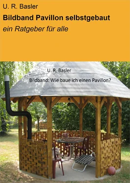 U. R. Basler Bildband Pavillon selbstgebaut обложка книги