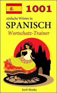 Jorit Menka 1001 einfache Wörter in Spanisch обложка книги