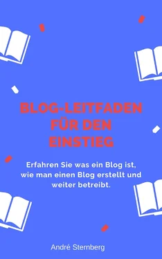 André Sternberg Blog-Leitfaden für den Einstieg обложка книги