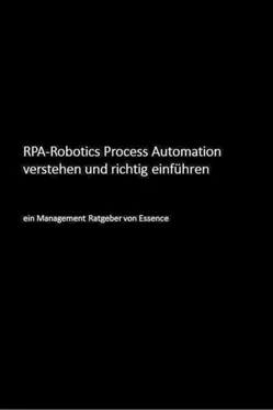 Uwe Bloching RPA-Robotics Process Automation verstehen und richtig einführen обложка книги