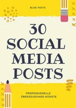 Martin Söder 30 Social Media Posts - Professionelle Überzeugungs-Künste обложка книги