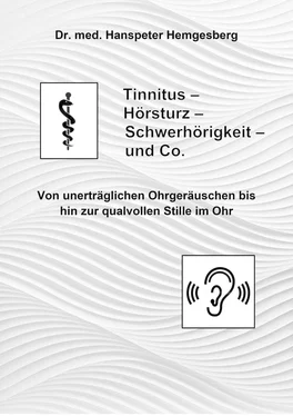 Hanspeter Hemgesberg Tinnitus, Hörsturz & Co. обложка книги