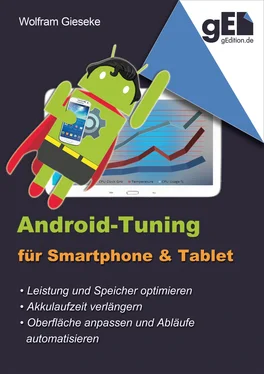 Wolfram Gieseke Android-Tuning für Smartphone und Tablet обложка книги