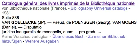 Eine weitere Verbindung Ernst Poensgens bestand zum Urenkel des bekannten - фото 2