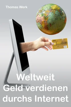 Thomas Werk Weltweit Geld verdienen durchs Internet обложка книги