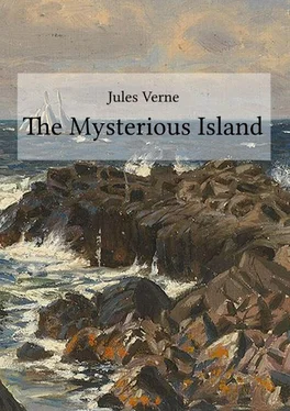 Jules Verne The Mysterious Island обложка книги