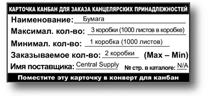 Все карточки канбан следует помещать в специальный контейнер расположенный - фото 130