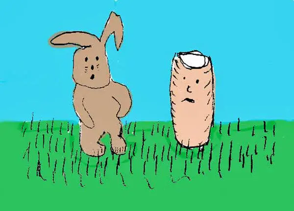 Und ich selbst war niemals Vase rief entsetzt enttäuscht der Hase war mein - фото 3