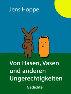 Jens Hoppe Von Hasen, Vasen und anderen Ungerechtigkeiten обложка книги